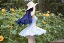 [喵糖映画] VOL.414 花园白裙[37P-402MB]-爱图屋