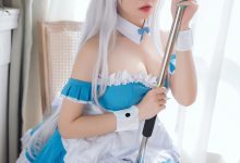 焖焖碳 NO.005 – 小天鹅女仆 [30P-125M]-爱图屋