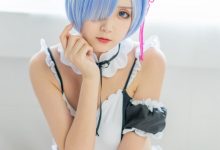 秋楚楚 蕾姆夏日泳装 [46P-492M]-爱图屋