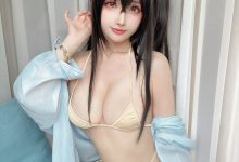 rioko凉凉子(肉扣热热子) – 大凤 海滨的白日美梦 【24P-312MB】-爱图屋