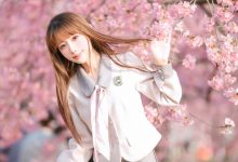 紫氯氯 - NO.03 樱花下的JK少女 [18P-72MB]-爱图屋