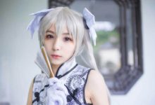 白丝旗袍美女尤物cos春日野穹福利写真图片-爱图屋