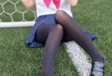 喵写真 VOL.009 球场上的黑丝校服 [75P-854MB]-爱图屋
