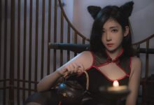 南桃 NO.006 - 黑丝旗袍[25P／32.4MB]-爱图屋