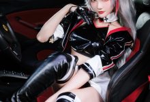 Momoko葵葵  &瓜希酱 碧蓝航线 欧根&企业 赛车女郎 [58P-277MB]-爱图屋