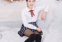 [SSA丝社]超清写真 NO.073 萱萱 JK制服黑丝写真集[122P-1.41GB]-爱图屋