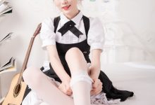 [SSA丝社]超清写真 NO.025 琪琪 甜美风女仆白色长筒丝袜[99P-0.99GB]-爱图屋