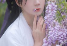 [YITUYU艺图语]2022.04.24 紫藤 文鱼[24+1P／403MB]-爱图屋