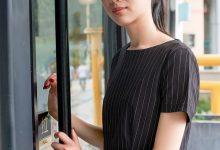 SIW斯文传媒 048 中式条纹小清新短袖连衣裙 - 丽莉 [64P-187M]-爱图屋