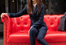 SIW斯文传媒 055 时尚气质OL职业双排扣西装制服 - 甄珍 [65P-186M]-爱图屋