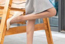 SIW斯文传媒 065 黑丝飘带灰格子优雅淑女连衣裙 - 蓉儿 [67P-167M]-爱图屋