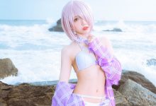 果咩酱w NO.016 - 海边玛修[35P／318MB]-爱图屋