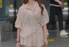 都市丽人纯色花边系带长袖衬衫小姐姐【298P-3.52G】-爱图屋