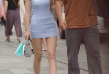都市丽人一字抹胸装包臀裙美女【132P+1V-2.12G】-爱图屋