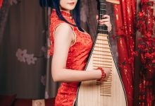 许枳 - NO.02 陈的红色旗袍 [26P-283MB]-爱图屋