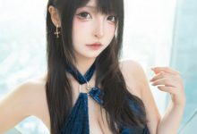 神楽坂真冬 -  蓝衣旗袍 [75P+2V-235MB]-爱图屋