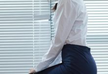 [IESS异思趣向] 2023.07.07 丝享家 1474 婉萍《蓝裙OL》[86P-90M]-爱图屋