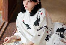 蛋黄酱 橘猫juju 水墨丹青和服写真 [28P-81MB]-爱图屋