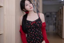 鱼子酱《图书馆》原版写真 [120P-1.29G]-爱图屋