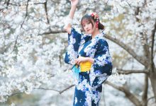 冬马路纱 No.005-樱园浴衣 [9P-133MB]-爱图屋