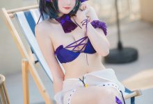 瓜希酱 - NO.74 柴郡泳装 [32P-103MB]-爱图屋