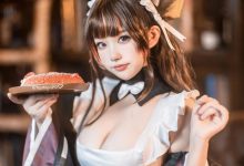 七七娜娜子 NO.12 樫野牛牛女仆 [42P+7V-363MB]-爱图屋