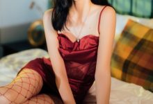 [许岚] 网袜红裙 [40P-961M]-爱图屋