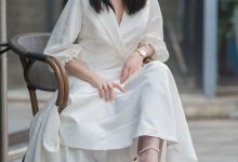 [IESS异思趣向] 2019.01.03 丝享家395：姗姗 - 烈焰红唇白长裙 [84P]-爱图屋