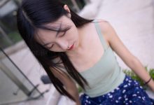 山茶摄影 – 高挑又漂亮的气质学妹-爱图屋