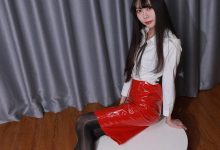 [IESS异思趣向] 2022.12.25 丝享家 1309 团团《红色姓感漆皮》[89P-96.2M]-爱图屋