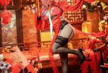 七七娜娜子 - 布莱默顿新春旗袍 [108P+1V-770MB]-爱图屋