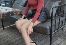 [IESS异思趣向]2019.11.28 丝享家631：小小的黑色皮裙-爱图屋