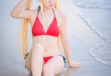 白金Saki写真 – 水着 [27P]-爱图屋