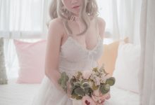 [Cosplay]Coser女神@Yoko宅夏Cos - 白色丝质连衣裙 [26P]-爱图屋