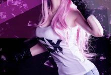 性感刮骨刀夏禾cosplay美女写真图片-爱图屋