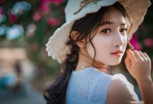 清新美女温婉迷人写真图片-爱图屋