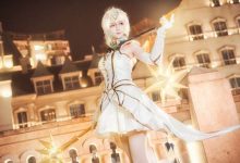 美女尤物cosplay英雄联盟光辉女郎拉克丝写真图片-爱图屋