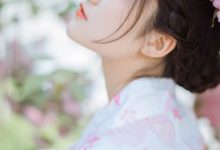 和服美女娇俏动人写真图片-爱图屋