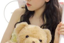 碎花裙美女少女清新写真图片-爱图屋