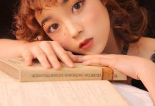 麻辣红唇美女模特暗黑万圣节美女写真-爱图屋