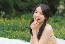 日系美少女清新文艺户外写真图片-爱图屋