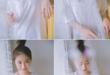 丸子头美女娇俏可爱居家写真图片-爱图屋