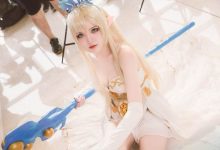 长腿性感美女cosplay英雄联盟迦娜图片-爱图屋