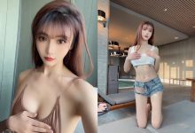 陆萱萱性感牛仔短裤拍摄花絮 [90P+3V-2.4G]-爱图屋