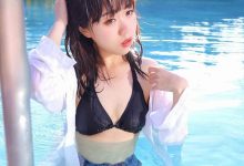 泳衣美女性感夏日湿身诱惑写真-爱图屋