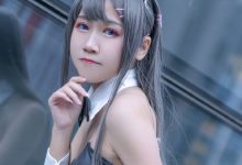 裹胸美女兔女郎cos性感制服诱惑写真-爱图屋