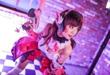 守望先锋DVa爆乳美胸cosplay图片-爱图屋