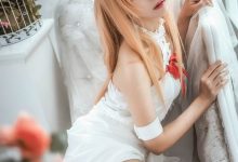 性感美女cos刀剑神域亚丝娜福利写真图片-爱图屋