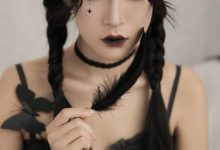 cos美女万圣节特效妆诱惑性感艺术写真-爱图屋