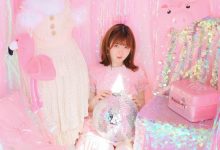 粉色蕾丝美女唯美艺术美女性感写真-爱图屋